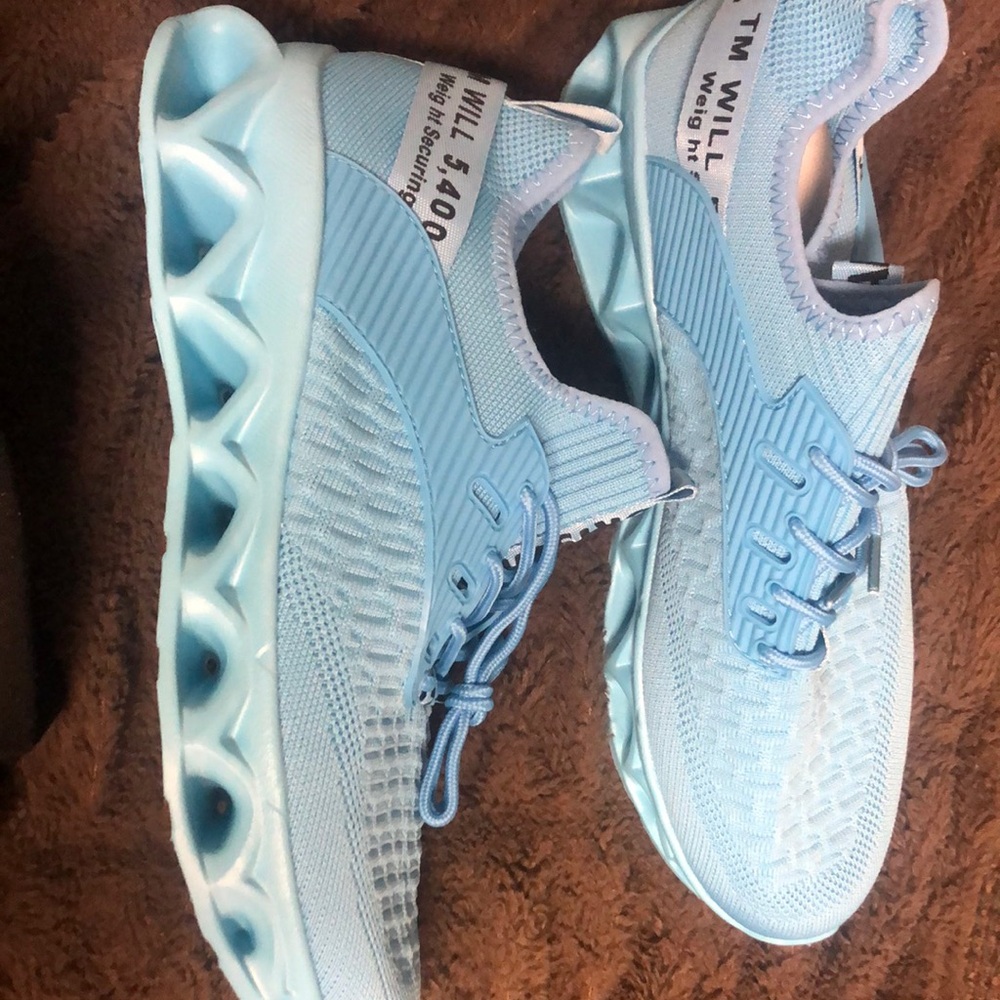 Light Blue Athletic Sneakers